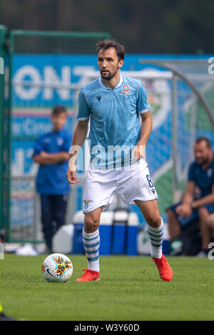 Milan Badelj (Lazio) during the Italian Friendly Match 'Serie A' match between Lazio 12-0 Top 11 Cadore at Auronzo Stadium on July 17, 2019 in Auronzo Di Cadore, Italy. Credit: Maurizio Borsari/AFLO/Alamy Live News Stock Photo