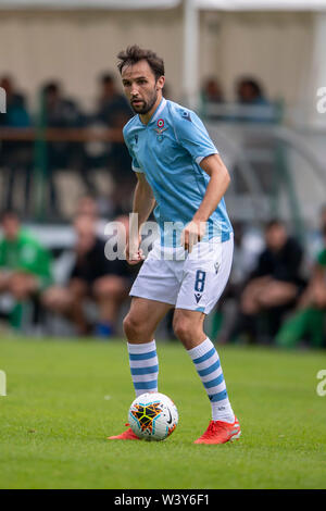 Milan Badelj (Lazio) during the Italian Friendly Match 'Serie A' match between Lazio 12-0 Top 11 Cadore at Auronzo Stadium on July 17, 2019 in Auronzo Di Cadore, Italy. Credit: Maurizio Borsari/AFLO/Alamy Live News Stock Photo