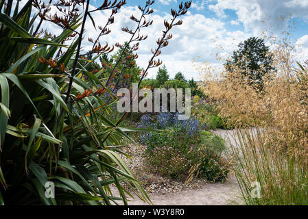 The Dry Garden RHS Hyde Hall. Stock Photo