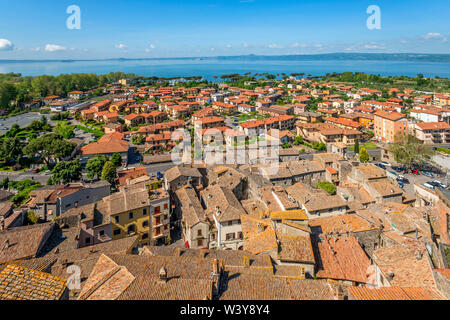 View form the castle at Bolsena, Viterbo, Lazio, Italy Stock Photo