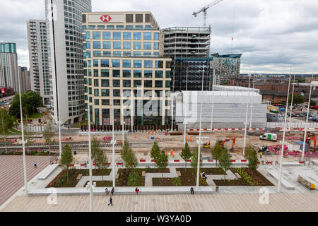 Redevelopment and investment in building and construction work, Birmingham, UK Stock Photo