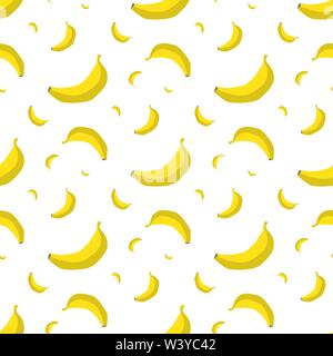 Banana seamless pattern Stock Vector