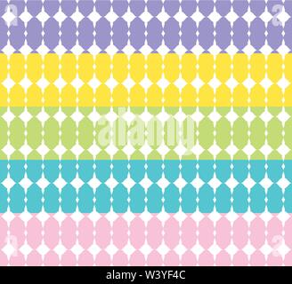 creative abstract shape seamless pattern design Stock Vector