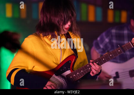 Bergen, Norway - June 12th, 2019. The American singer and songwriter Snail Mail performs a live concert during the Norwegian music festival Bergenfest 2019 in Bergen. (Photo credit: Gonzales Photo - Jarle H. Moe). Stock Photo