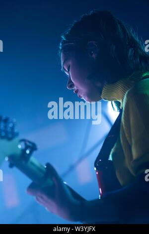 Bergen, Norway - June 12th, 2019. The American singer and songwriter Snail Mail performs a live concert during the Norwegian music festival Bergenfest 2019 in Bergen. (Photo credit: Gonzales Photo - Jarle H. Moe). Stock Photo