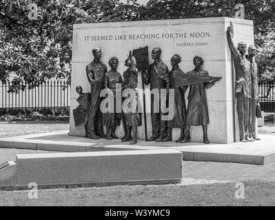 THE VIRGINIA CIVIL RIGHTS MEMORIAL, RICHMOND, VA - CIRCA 2019. A monument in Richmond, Virginia commemorating protests which helped bring about school Stock Photo