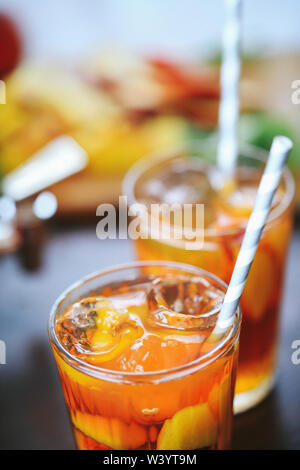 Ice tea drink Stock Photo