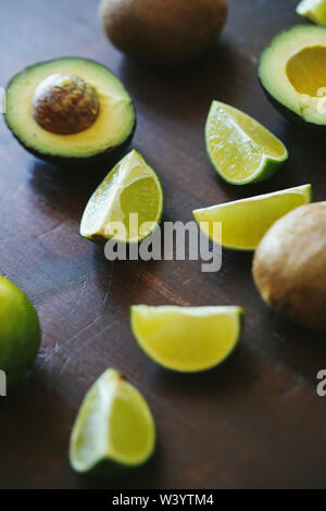 Sliced lime Stock Photo