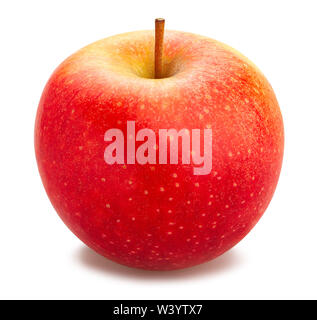 red apples path isolated on white Stock Photo