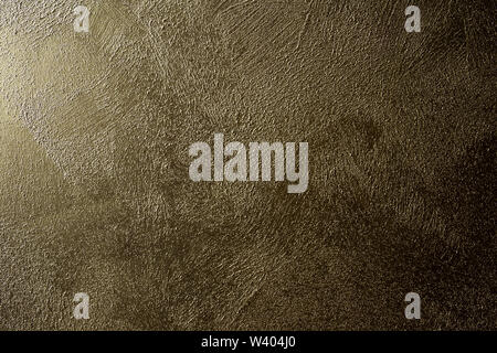 Grunge concrete wall texture gold brown shiny color retro design Stock Photo
