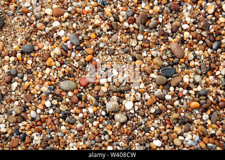 Background of sand and stones. Stock Photo