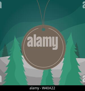 Badge circle label string rounded empty tag colorful background small shape Design business concept Empty template copy space text for Ad website isol Stock Vector