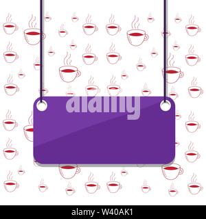 Board color background plank attached string panel rectangle empty surface Design business concept Empty copy text for Web banners promotional materia Stock Vector