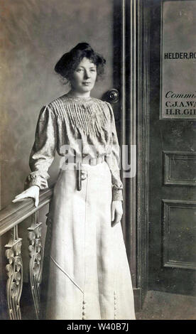 CHRISTABEL PANKHURST (1880-1958) English suffragette about 1910 Stock Photo