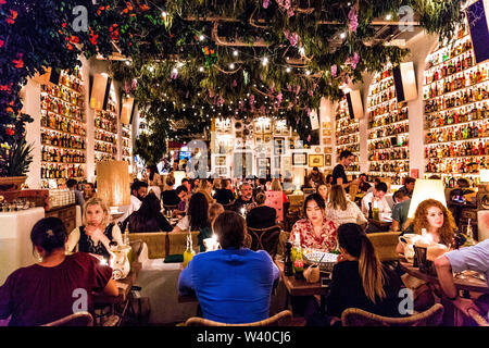 restaurant circolo popolare sicilian rathbone romantic rustic london interior street alamy