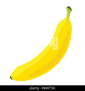 banana vector illustration for fruits. Stock Vector