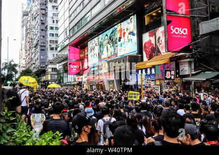 Hong Kong Protests July Kowloon Stock Photo - Alamy