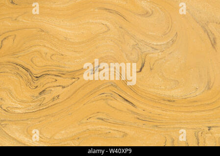 gold color painted marble texture background Stock Photo