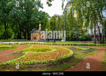 Paskeviches family tomb in the city park of Gomel, Belarus Stock Photo