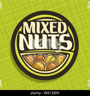 Vector logo for Nuts Stock Vector