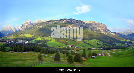 Landscapes seen in Alta Badia - Dolomites, Italy Stock Photo