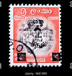 Ceylon postage stamp Stock Photo - Alamy