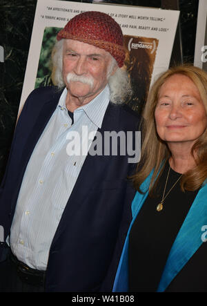 Los Angeles, USA. 18th July, 2019. David Crosby, Jan Dance 014 attends the Premiere Of Sony Pictures Classic's 'David Crosby: Remember My Name' at Linwood Dunn Theater on July 18, 2019 in Los Angeles, California. Credit: Tsuni/USA/Alamy Live News Stock Photo