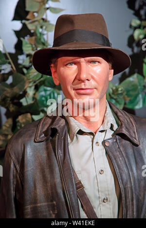 Harrison Ford in Madame Tussauds of New York Stock Photo