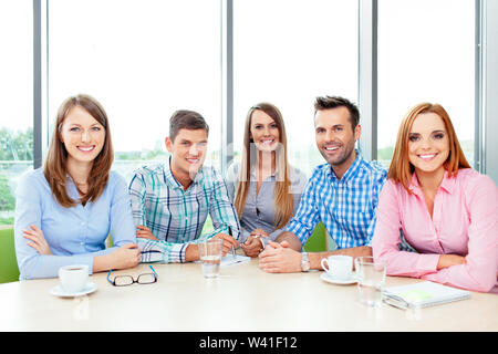 Portrait of a group of young casually dressed professionals Stock Photo