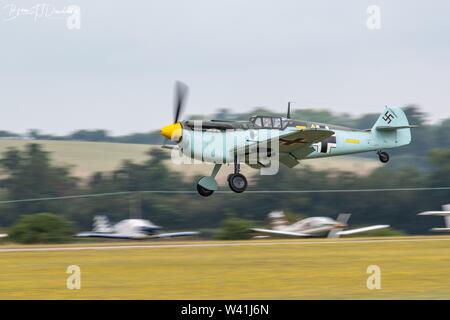 Photo taken at the Flying Legends Air Show at Duxford Stock Photo