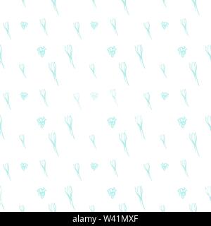 Trendy Seamless Floral Pattern in Vector Stock Vector
