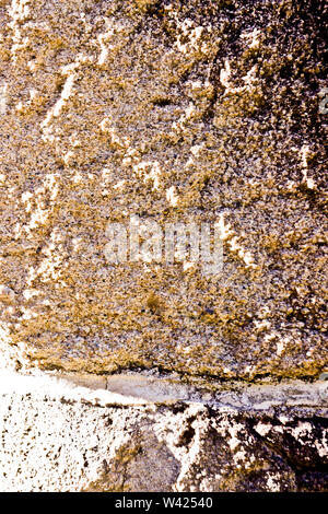 Stone texture with detailed appearance and bump close up Stock Photo