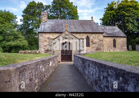 St Brynach's Church, Pontfaen, Gwaun Valley, Pembrokeshire, Wales Stock Photo