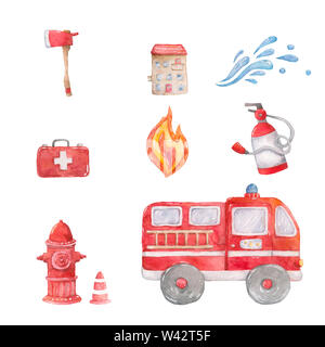 Safety Clipart-red fire engine clipart