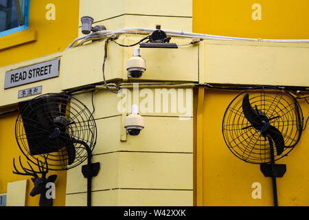CCTV Read Street Singapore Stock Photo