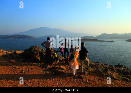 Banasura Sagar Dam, Wayanad, Kerala Stock Photo