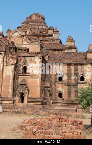 Myanmar aka Burma, historic Bagan. Dhammayangyi Temple, largest temple in Bagan. Built 1167-1170 by King Narathu. Stock Photo