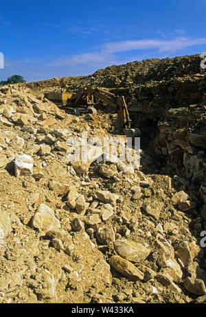 Veizeys quarry near Tetbury, Glos, UK Stock Photo