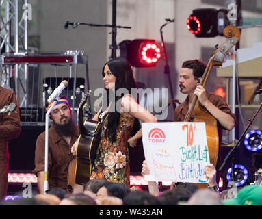 Singer Kasey Musgraves performs on NBC TODAY SHOW at Rockefeller Plaza