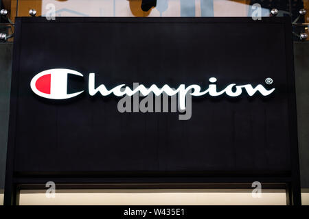 Champion logo Stock Photo - Alamy