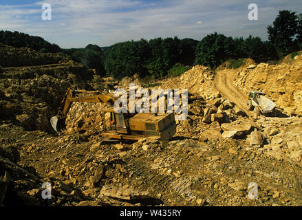 Veizeys quarry near Tetbury, Glos, UK Stock Photo