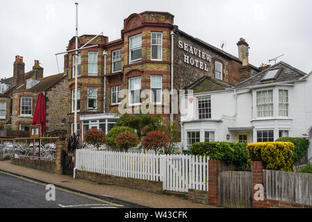 The Seaview Hotel in the High Street of the village of Seaview, Isle of Wight, England, UK Stock Photo