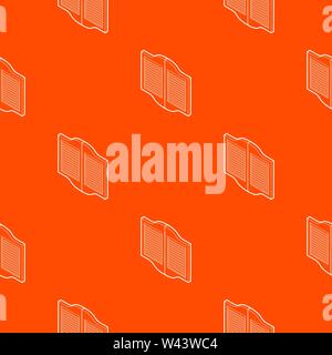 Doors in western saloon pattern vector orange Stock Vector