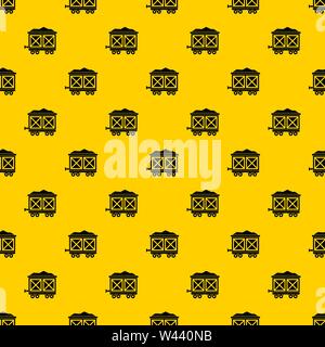 Cart on wheels with gold pattern vector Stock Vector