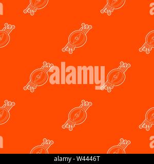 Compass pattern vector orange Stock Vector