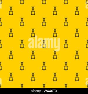 Medal pattern vector Stock Vector