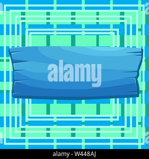 Plank wooden board blank rectangle shaped wood attached color background Design business concept Empty copy space modern abstract background Stock Vector