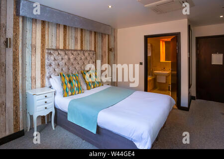 Liverpool, UK - May 16 2018: Interior of a Business hotel room Stock Photo