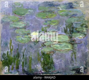 Claude Monet Nympheas 1915 Musee Marmottan Paris. Stock Photo