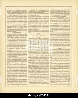 Combination atlas map of Mercer County, New Jersey Stock Photo